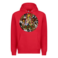 Red Oh Holy Night Christmas Premium Hoodie - RanaPortraitStore