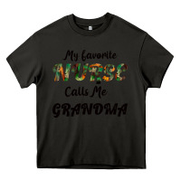 Asphalt My Favorite Nurse Calls Me Grandma Heavy Core Tee - Bettercallsaul