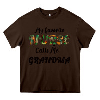 Chocolate Brown My Favorite Nurse Calls Me Grandma Heavy Core Tee - Bettercallsaul