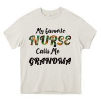Cream My Favorite Nurse Calls Me Grandma Heavy Core Tee - Bettercallsaul