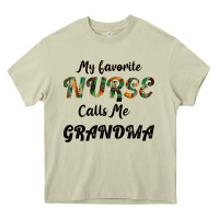 Mossy My Favorite Nurse Calls Me Grandma Heavy Core Tee - Bettercallsaul