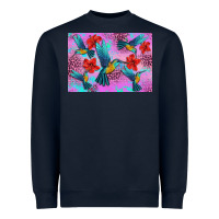 Flower Hummingbird Heavyweight Sweatshirt | Teevron