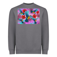 Storm Flower Hummingbird Heavyweight Sweatshirt - Artiststas