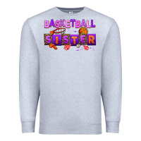 Heather Grey basketball sıster Premium Sweatshirt - AdoDesignShop