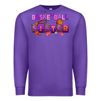 Purple basketball sıster Premium Sweatshirt - AdoDesignShop