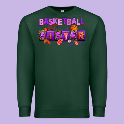 Basketball Sıster Premium Sweatshirt Designed By Adodesignshop