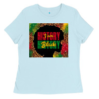Baby Blue i am black history Ladies Tee - TumblerDesignByShophia