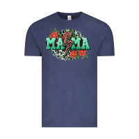 Vintage Denim Mama rock lightning bolt Mother's Day Vintage Tee - CowGirlArtShop
