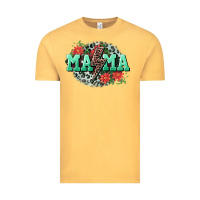 Vintage Mustard Mama rock lightning bolt Mother's Day Vintage Tee - CowGirlArtShop