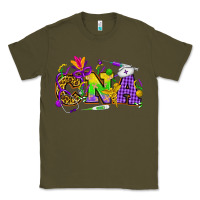 Army Green Mardi Gras CNA Nurse Classic Tee - HowdyJamesFarm
