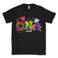 Black Mardi Gras CNA Nurse Classic Tee - HowdyJamesFarm