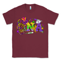 Burgundy Mardi Gras CNA Nurse Classic Tee - HowdyJamesFarm