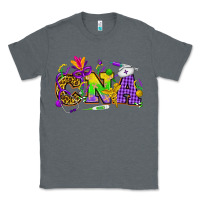 Charcoal Heather Mardi Gras CNA Nurse Classic Tee - HowdyJamesFarm