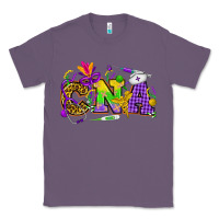 Lavender Mardi Gras CNA Nurse Classic Tee - HowdyJamesFarm