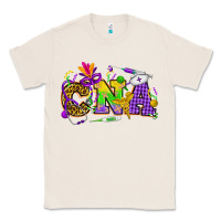 Natural Mardi Gras CNA Nurse Classic Tee - HowdyJamesFarm