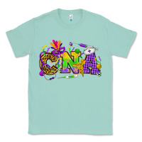 Seafoam Mardi Gras CNA Nurse Classic Tee - HowdyJamesFarm