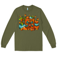 Army Green Thanksgiving Coffee Mug Long Sleeve Tee - FaDigitalArtStudio