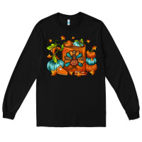 Black Thanksgiving Coffee Mug Long Sleeve Tee - FaDigitalArtStudio