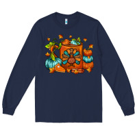 Navy Thanksgiving Coffee Mug Long Sleeve Tee - FaDigitalArtStudio