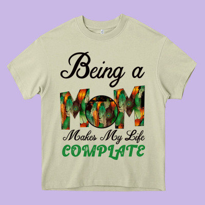 Being A Mom Makes My Life Complete For Dark Heavy Core Tee Designed By Bettercallsaul