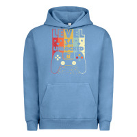 Pigment Pebble Blue level 34 unlocked shirt video gamer 34th birthday gifts tee t shirt Urban Hoodie - longCreatives