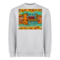 Heather Grey Autumn leaves and pumpkin please Heavyweight Sweatshirt - Artiststas