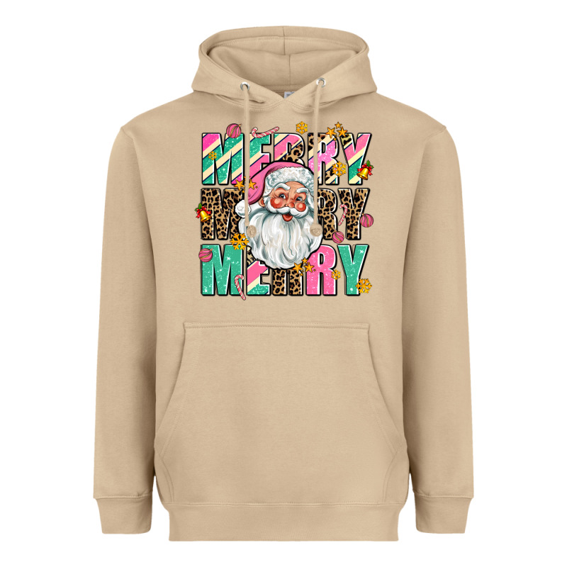 Merry Merry Merry Heavyweight Hoodie by AdoDesignShop | Teevron