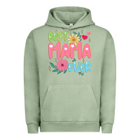 Pigment Oil Green best mama ever Urban Hoodie - JahusDesignShop
