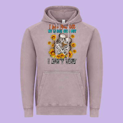 I Love You Till My Lungs Give Out Vintage Hoodie Designed By Oliviacreatesart