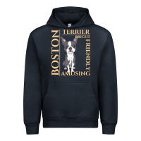 Navy boston terrier t  shirt boston terrier dog traits gift t  shirt Urban Hoodie - longCreatives