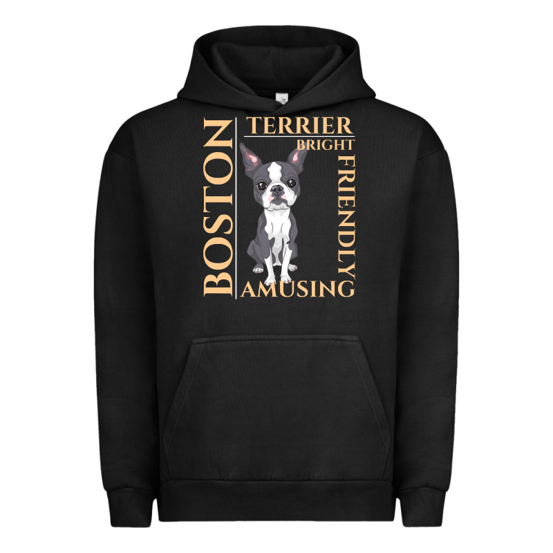 Boston Terrier T  Shirt Boston Terrier Dog Traits Gift T  Shirt Urban Hoodie by longCreatives | Teevron