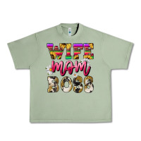 Oil Green Wife mom boss daisy Mother's Day Urban Heavy Tee - HowdyJamesFarm