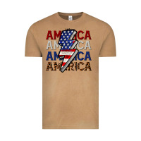 Vintage Camel America with lightning bold Vintage Tee - CowGirlArtShop