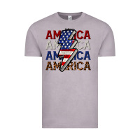 Vintage Zinc America with lightning bold Vintage Tee - CowGirlArtShop