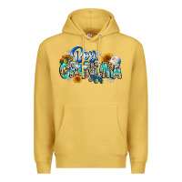 Antique Gold boy grandma Premium Hoodie - CowhideDigitalArt