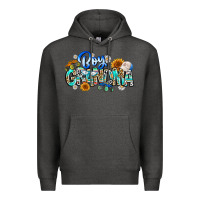 Charcoal Heather boy grandma Premium Hoodie - CowhideDigitalArt