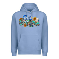 Colony Blue boy grandma Premium Hoodie - CowhideDigitalArt