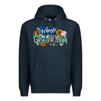 Navy boy grandma Premium Hoodie - CowhideDigitalArt