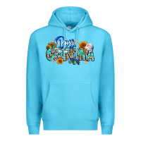 Ocean Blue boy grandma Premium Hoodie - CowhideDigitalArt