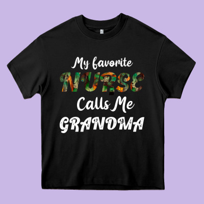 My Favorite Nurse Calls Me Grandma Heavy Core Tee Designed By Bettercallsaul