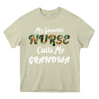 Mossy My Favorite Nurse Calls Me Grandma Heavy Core Tee - Bettercallsaul