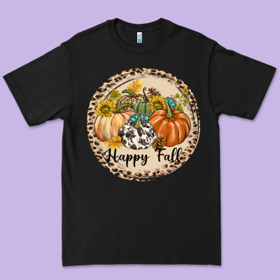 Happy Fall Premium Tee Designed By Texasbilliewilder