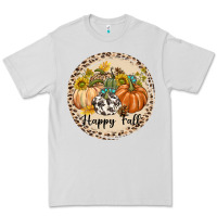 Dove Grey Happy Fall Premium Tee - texasbilliewilder