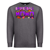 Charcoal Heather basketball mama Premium Sweatshirt - AdoDesignShop