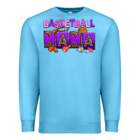 Ocean Blue basketball mama Premium Sweatshirt - AdoDesignShop