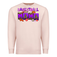Pale Pink basketball mama Premium Sweatshirt - AdoDesignShop