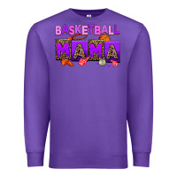 Purple basketball mama Premium Sweatshirt - AdoDesignShop