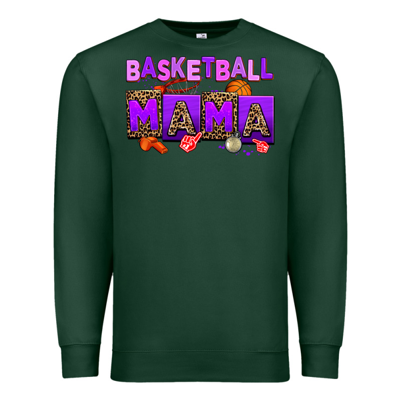Basketball Mama Premium Sweatshirt by AdoDesignShop | Teevron