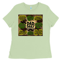 Matcha dad daily affirmations Ladies Tee - TumblerDesignByShophia