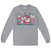 Heather Grey cna certified nursing assistant coffee cups Long Sleeve Tee - OliviaCreatesArt